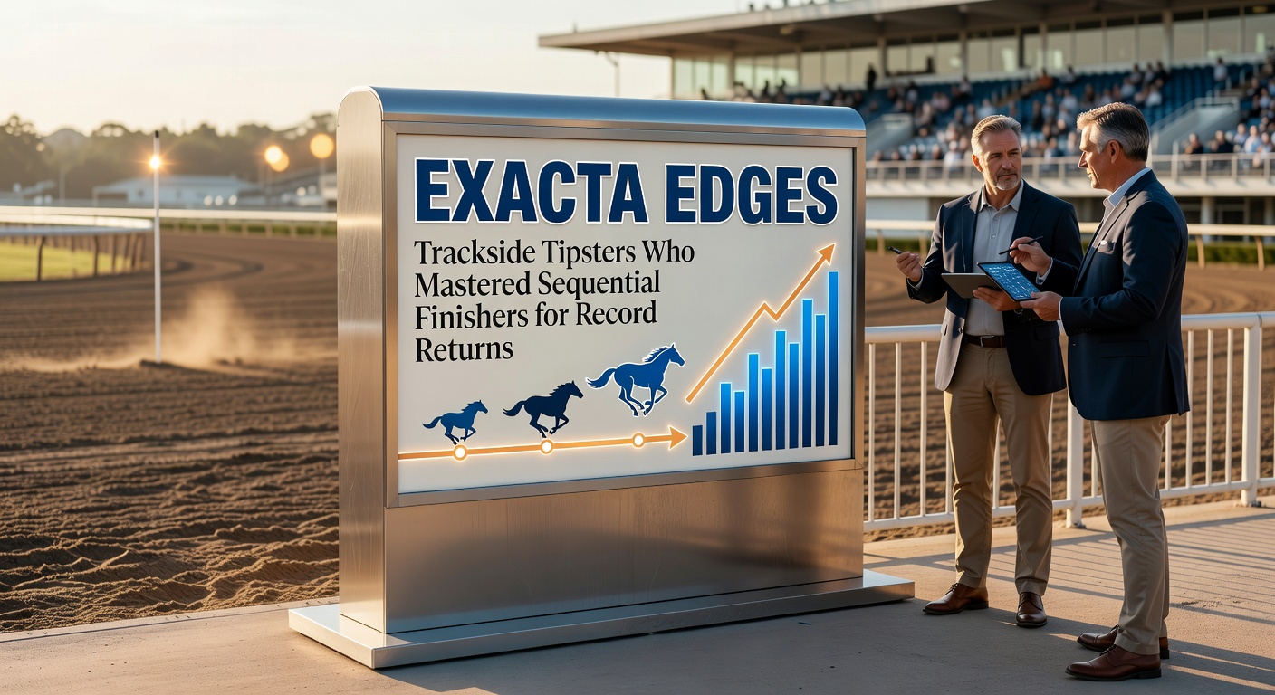 Trackside crowd at a bustling horse racing venue, with tipsters huddled over race forms under the afternoon sun